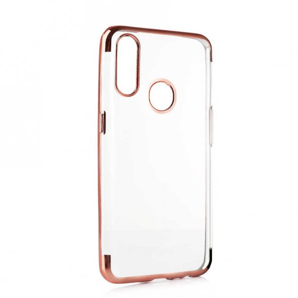 Oppo A31 Kılıf  Dört Köşeli Lazer Silikon - 3