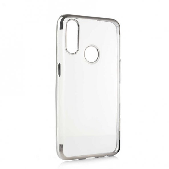 Oppo A31 Kılıf  Dört Köşeli Lazer Silikon - 4
