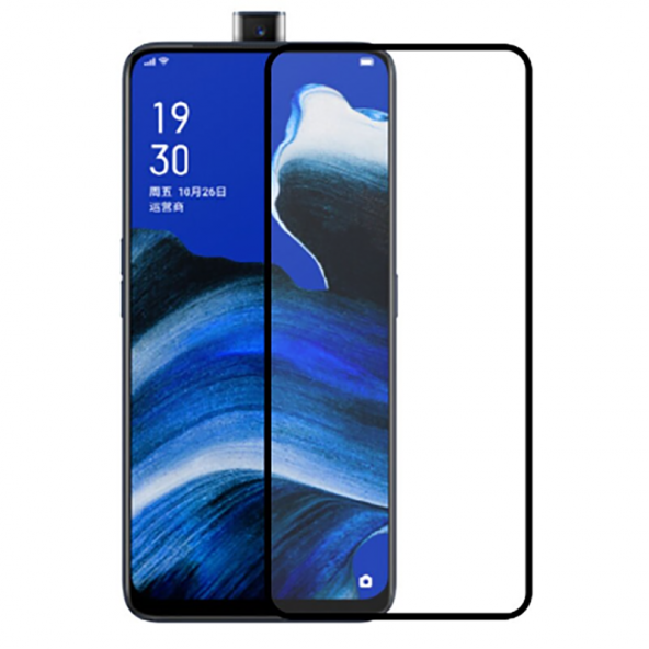 Oppo Reno 2Z  Kenarları Kırılmaya Dayanıklı Cam Ekran Koruyucu - 2