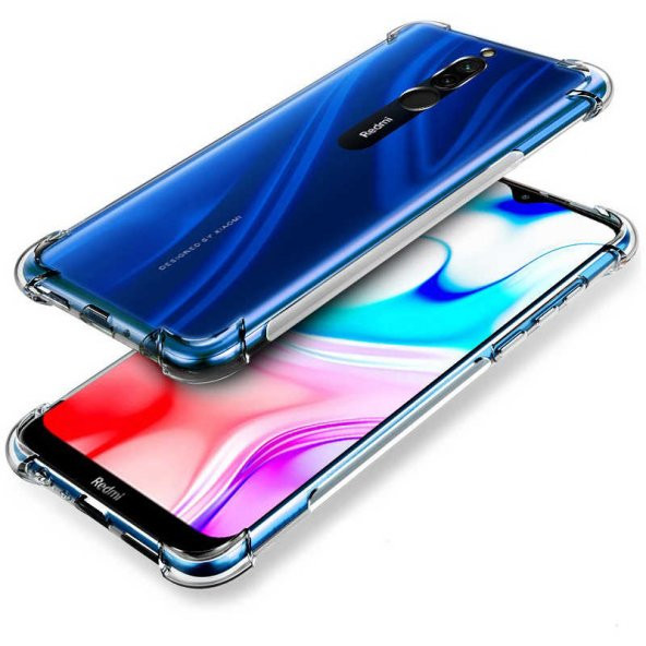 Xiaomi Redmi 8 Kılıf  Nitro Anti Shock Silikon - 1