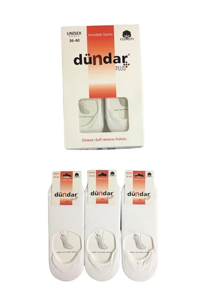 Dündar Kadın Penye Babet Çorap - 12 Adet  Lacivert 36-40 - Resim 4