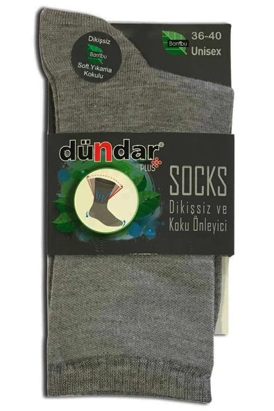 Dündar Kadın Bambu Plus Diyabetik Çorap - 6 Adet  KB41111  Siyah 36-40 - Resim 5