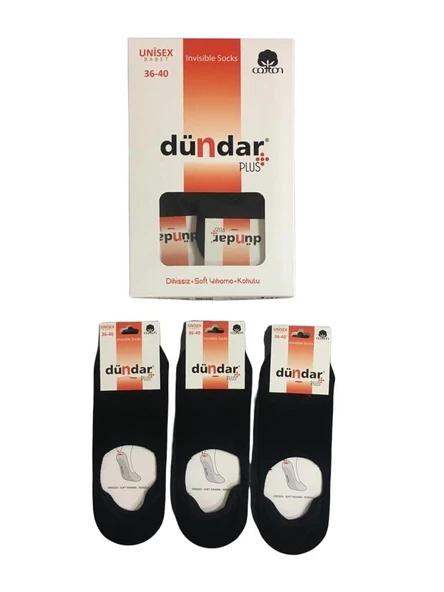 Dündar Kadın Penye Babet Çorap - 12 Adet  Lacivert 36-40 - Resim 6