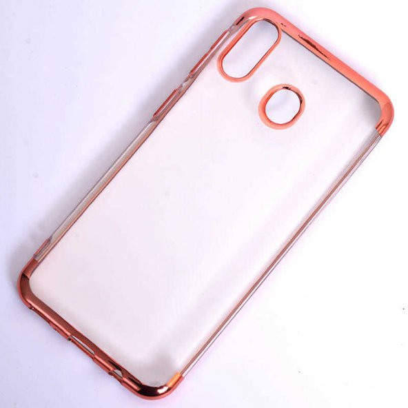 Galaxy A30 Kılıf  Dört Köşeli Lazer Silikon - 6