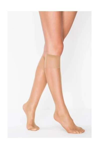 Penti Kadın Süper İnce Mat Diz Altı 15 Den Pantolon Çorabı - 12 Adet  Standart 51 - Açık Ten - Resim 10