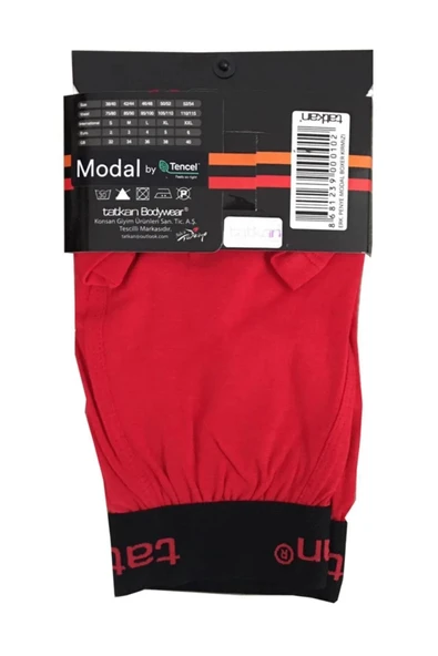 Tatkan Erkek Modal Penye Boxer - 3 Adet  Gri 2XL - Resim 7
