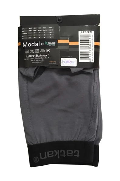 Tatkan Erkek Modal Penye Boxer - 3 Adet  2XL Sarı - Resim 4