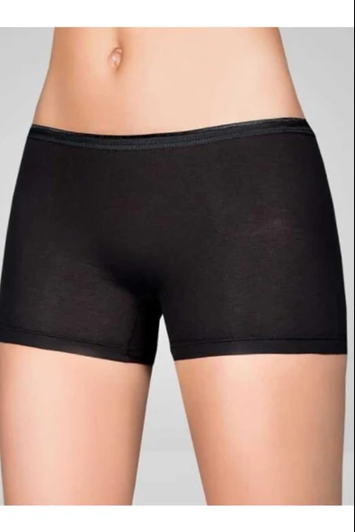 Berrak Kadın Boxer 2100/2101 - 3 Adet  Beyaz S - Resim 3