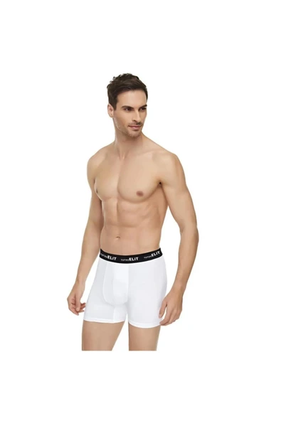 Tutku Elit Erkek Modal Elastan Spor Boxer 1252 - 9 Adet  Siyah 2XL - Resim 4