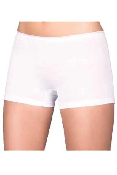 Berrak Kadın Boxer 2100/2101 - 3 Adet  Beyaz S - Resim 2