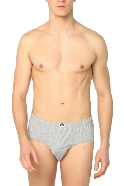 Gümüş Erkek Pamuklu Slip Külot 3006 - 12 Adet  Siyah S - Resim 4