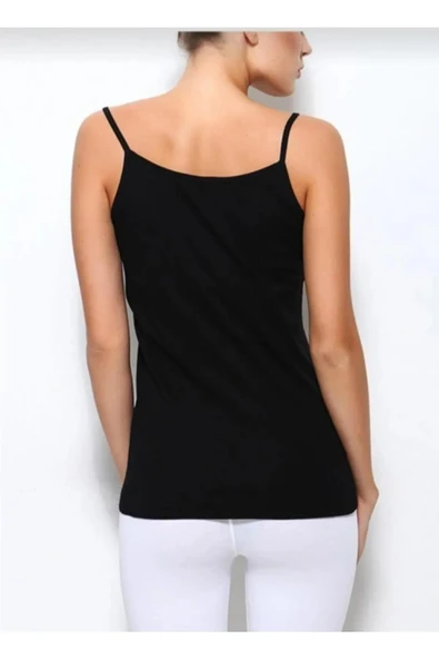 Yıldız Kadın Süper İnce İp Askılı Modal Atlet 2245 - 3 Adet  Ten 3XL - Resim 6