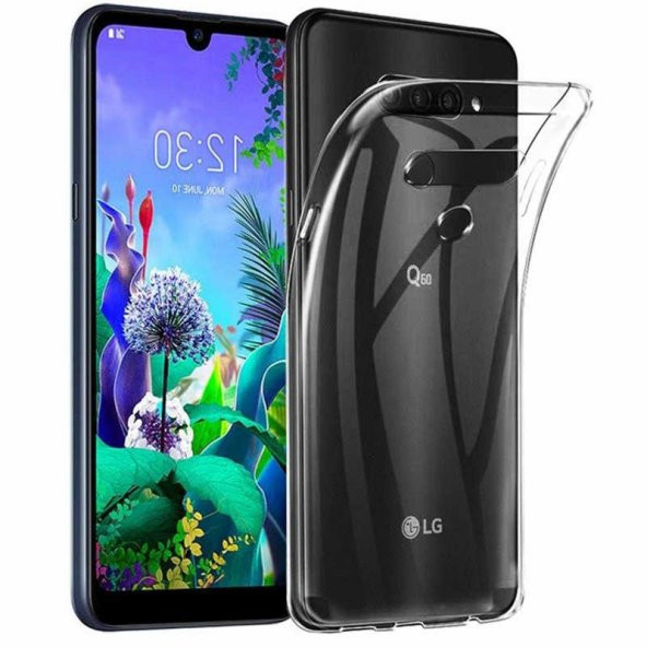 LG Q60 Kılıf  Süper Silikon - 2
