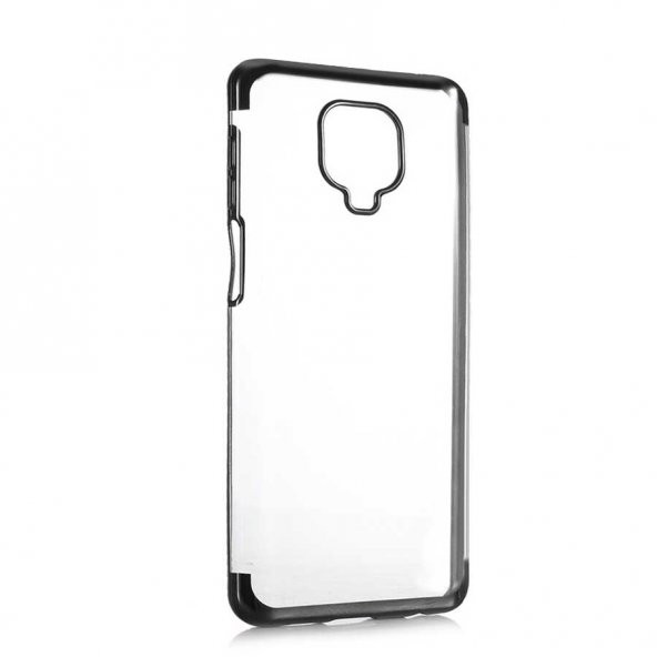 Xiaomi Redmi Note 9S Kılıf  Dört Köşeli Lazer Silikon - 2