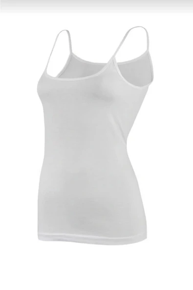 Yıldız Kadın Süper İnce İp Askılı Modal Atlet 2245 - 3 Adet  Siyah 3XL - Resim 5