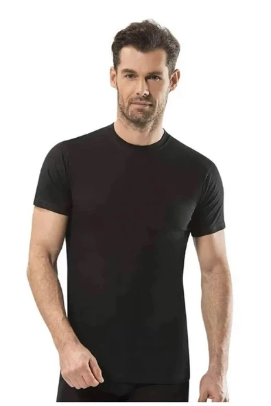 Anıt Erkek Sıfır Yaka Modal Fanila Atlet 1203 - 3 Adet   Siyah 2XL ürün görseli