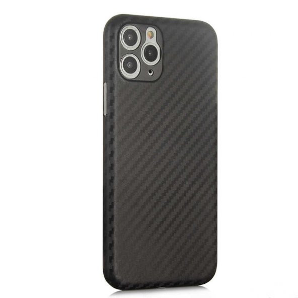 Apple iPhone 11 Pro Max Kılıf  Karbon PP Kapak