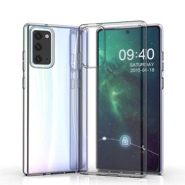 Galaxy Note 20 Kılıf  Süper Silikon - 2