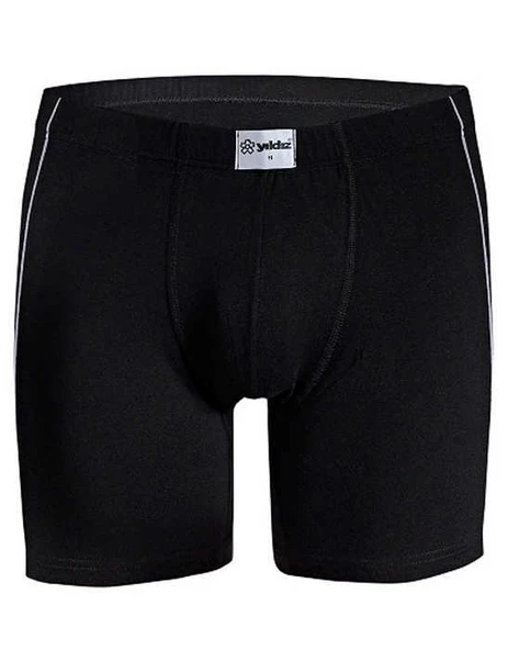 YILDIZ 105-106-107-108 Erkek Modal Biyeli Boxer - 1 Adet  Beyaz L - Resim 5