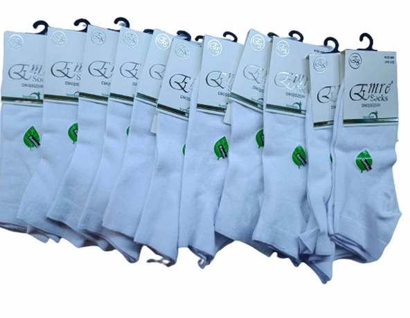 Emre Erkek Bambu Patik Çorap 095 - 12 Adet  Gri 40-44 - Resim 7