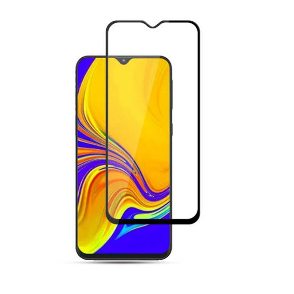 Galaxy A10  Kenarları Kırılmaya Dayanıklı Cam Ekran Koruyucu