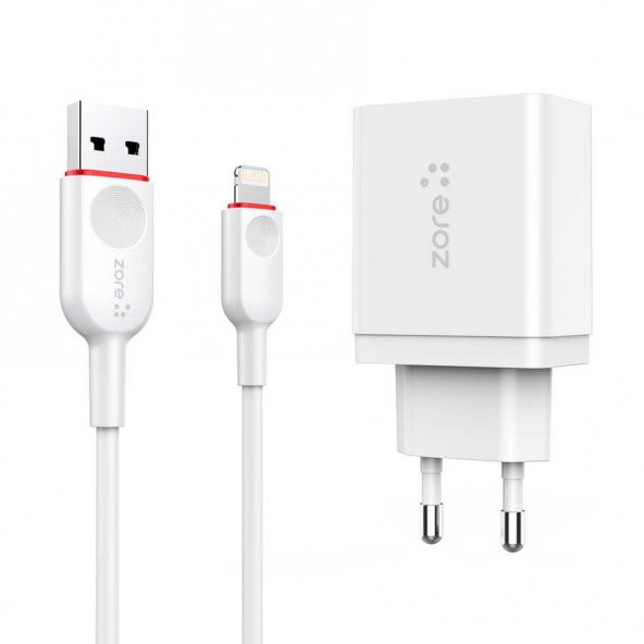XMac Serisi ZR-X2 Lightning 2 in 1 Şarj Seti - 2