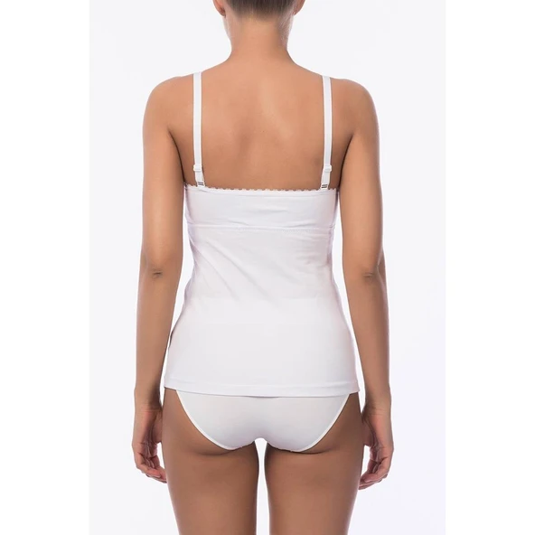 NBB 3050 %100 PAMUKLU EMZİRME ATLETİ  Ten 90B - Resim 4