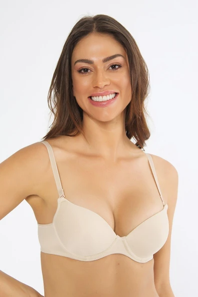 Orkide Kadın Dolgusuz Sütyen - 2150   Siyah 95B - Resim 8