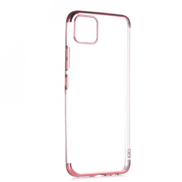 Realme C11 Kılıf  Dört Köşeli Lazer Silikon - 3