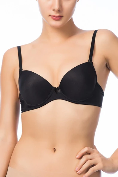 NBB Şeffaf Askılı Dolgulu Mikro Sütyen 1210  Ten 75 - Resim 2