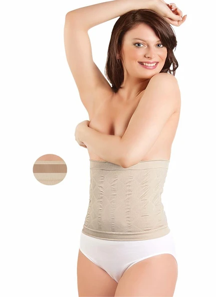 Elite Life 885 Kadın Bel Korse  Siyah L - XL - Resim 4