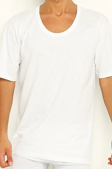 Yıldız Erkek Modal Likralı O Yaka Fanila Atlet -335-336-337  XL Siyah - Resim 6