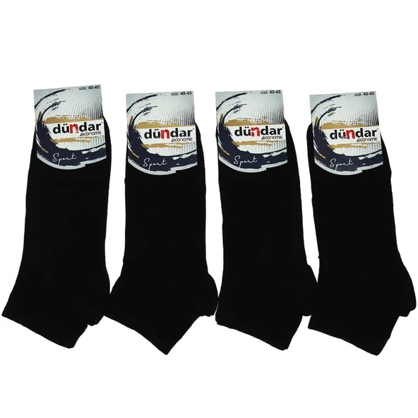 Dündar Erkek Ekonomik Likralı Patik Çorap 0102 - 6 Adet  Karışık Renk 40-45 - Resim 6