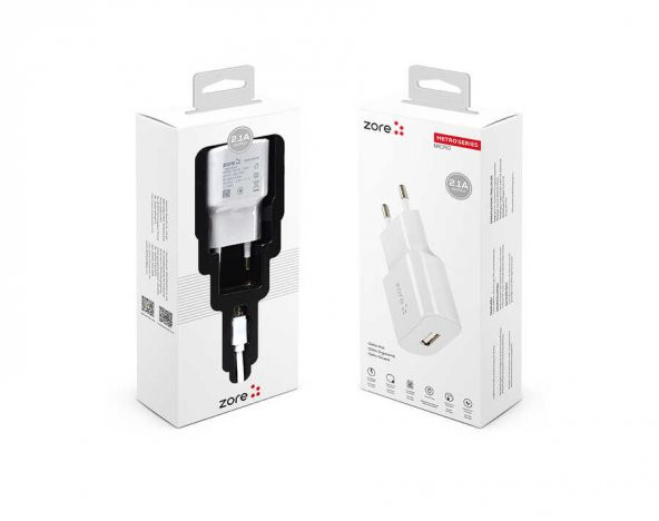 Metro Serisi ZR-TC01 Micro 2 in 1 Şarj Seti - 2