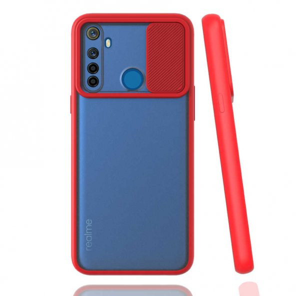 Realme 5İ Kılıf  Lensi Kapak