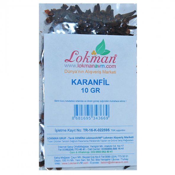 Karanfil Doğal Tane 10 Gr Paket - 4