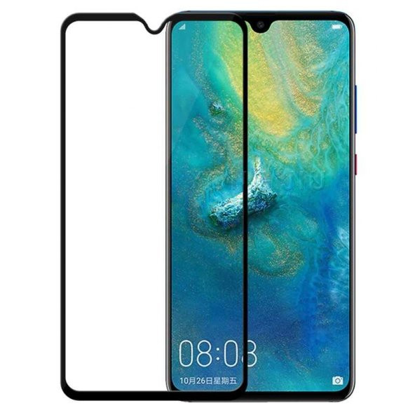 Huawei Mate 20 Kenarları Kırılmaya Dayanıklı Cam Ekran Koruyucu - 2