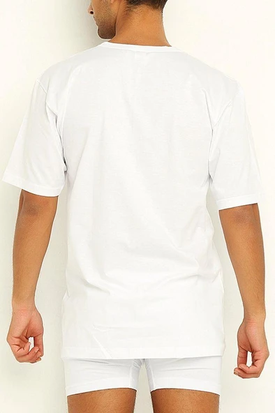 Yıldız Erkek Modal Likralı O Yaka Fanila Atlet -335-336-337  Siyah 2XL - Resim 8