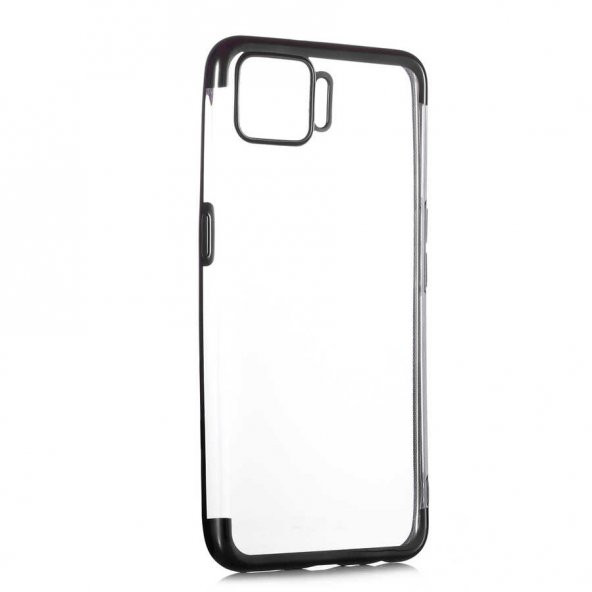 Oppo A73 Kılıf  Dört Köşeli Lazer Silikon - 3