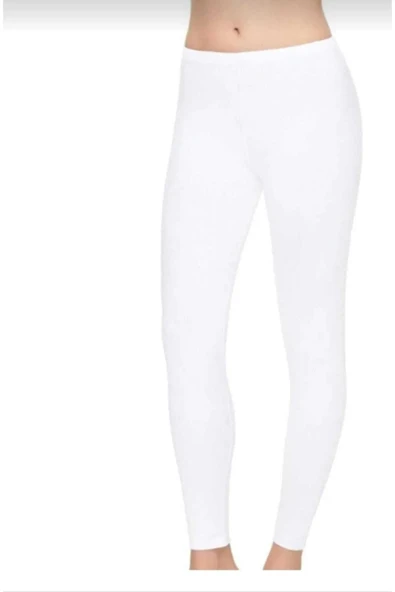 Tutku Elit Kadın Modal Likralı Uzun Tayt 2101 - 2 Adet   Siyah 2XL - Resim 6