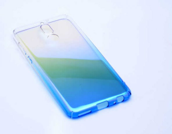 Huawei Mate 10 Lite Kılıf  Renkli Transparan Kapak
