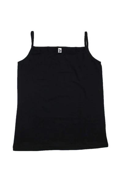 Gümüş Kadın Likralı İp Askılı Düz Biyeli Atlet 4047 - 3 Adet  M Gri - Resim 7