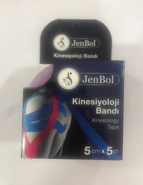 Jenbol Kinesiology Tape Ağrı Bandı 5 cm x 5 m - Mor