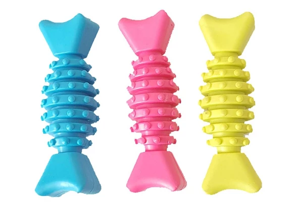 Diş Kaşıyıcı Kauçuk Köpek Oyuncak 12 Cm - Resim 4