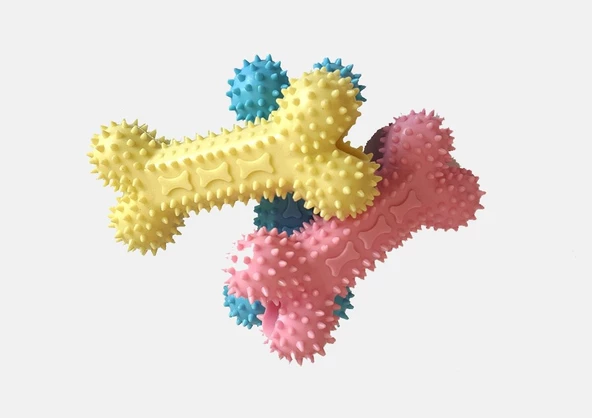 Kemik Şekilli Diş Kaşıyıcı Köpek Oyuncak 12 Cm - 4