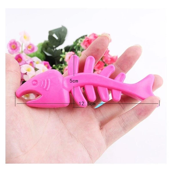 Kauçuk Çiğneme Balık Köpek Oyuncak 12 Cm - 6