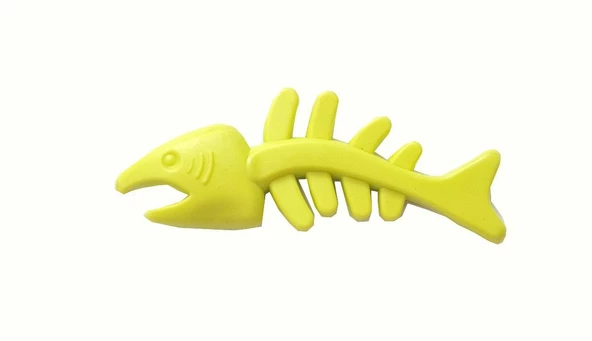 Kauçuk Çiğneme Balık Köpek Oyuncak 12 Cm - 3