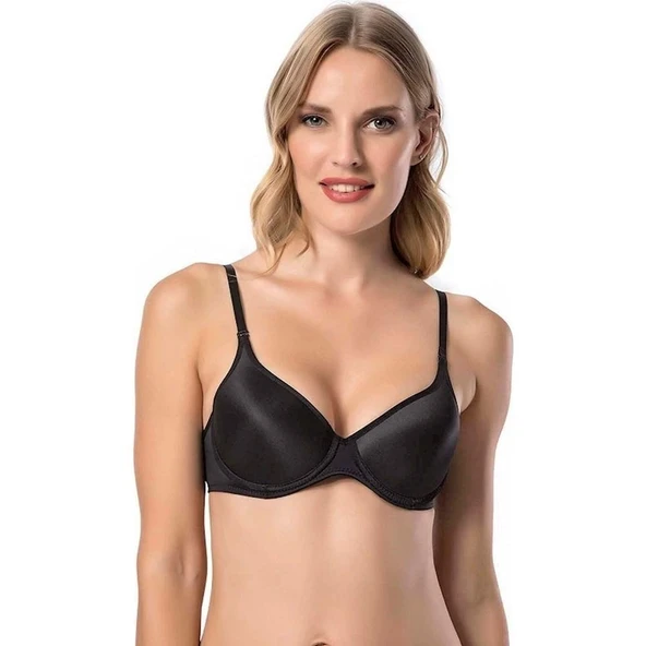 Le Jardin Jasmin Büyük Beden Penye Louse Sütyen 9600  Ekru 85B - Resim 4