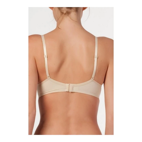 Le Jardin Fanetta Soft Cup Taşlı Büyük Beden Sütyen 9405  Beyaz 80B - Resim 6