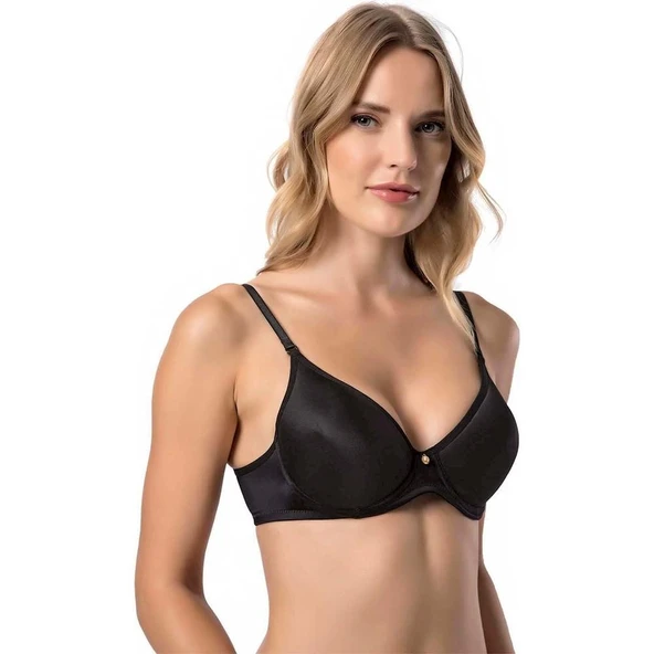 Le Jardin Fanetta Soft Cup Taşlı Büyük Beden Sütyen 9405  Beyaz 80B - Resim 7